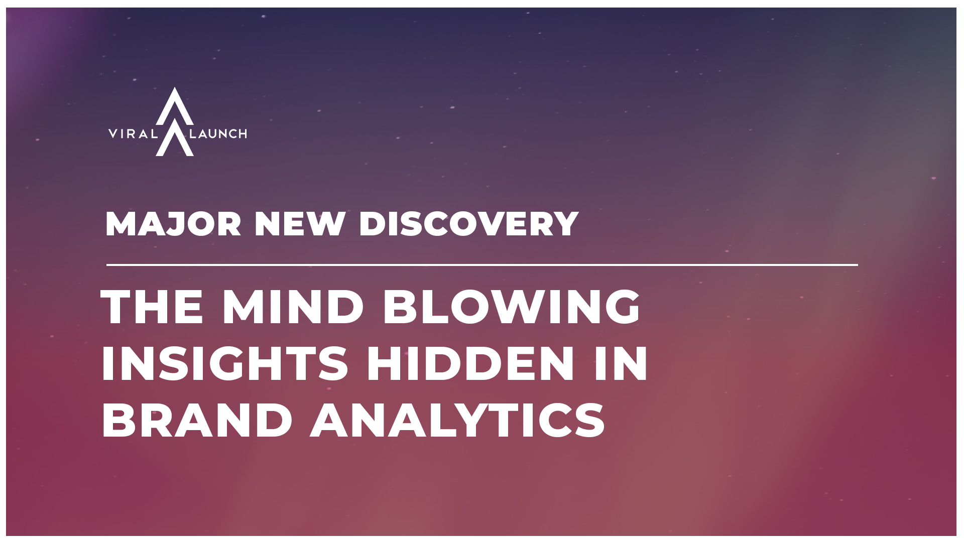 Amazon Brand Analytics