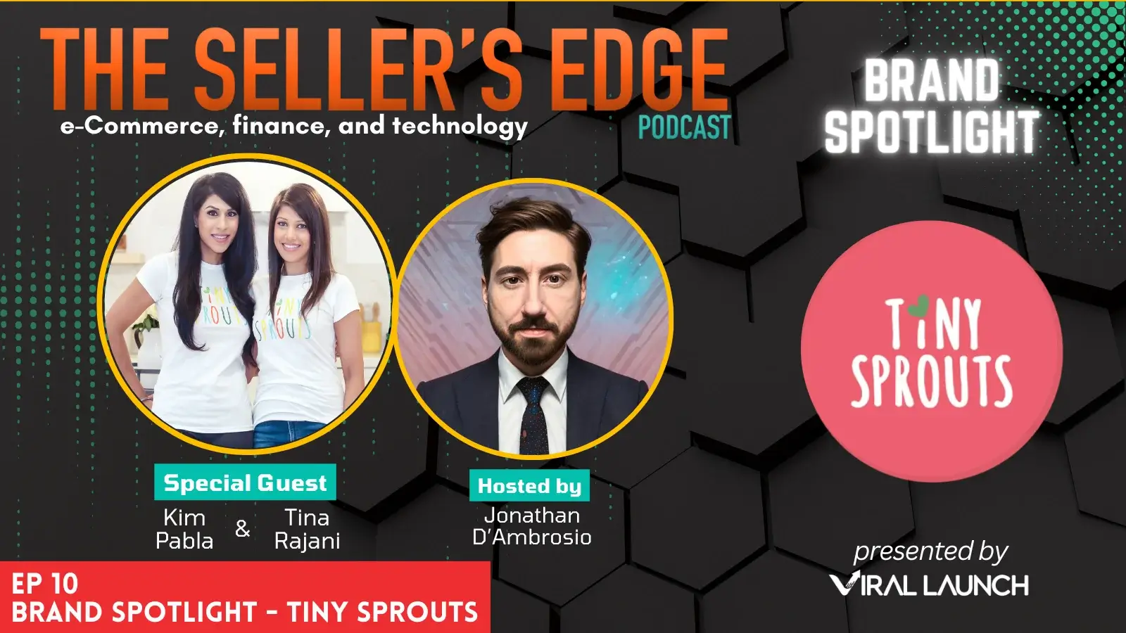Tiny Sprouts brand spotlight for episode 10 of The Seller's Edge Podcast.